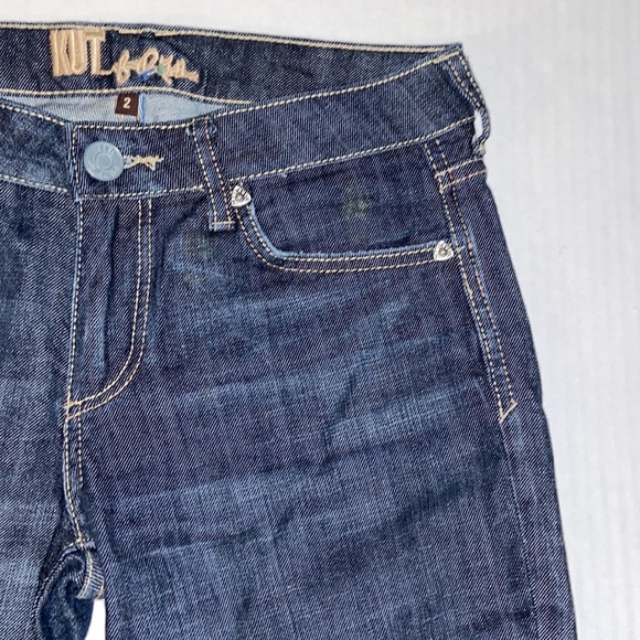 Kut From The Kloth Women’s Size 2 Bootcut Blue Jeans - Picture 7 of 12